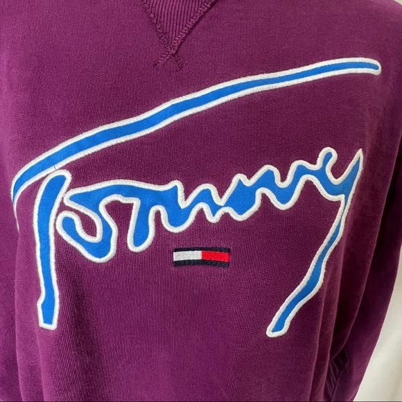 TOMMY HILFIGER WOMANS SWEATSHIRT PULLOVER, SIZE LARGE - Picture 4 of 8